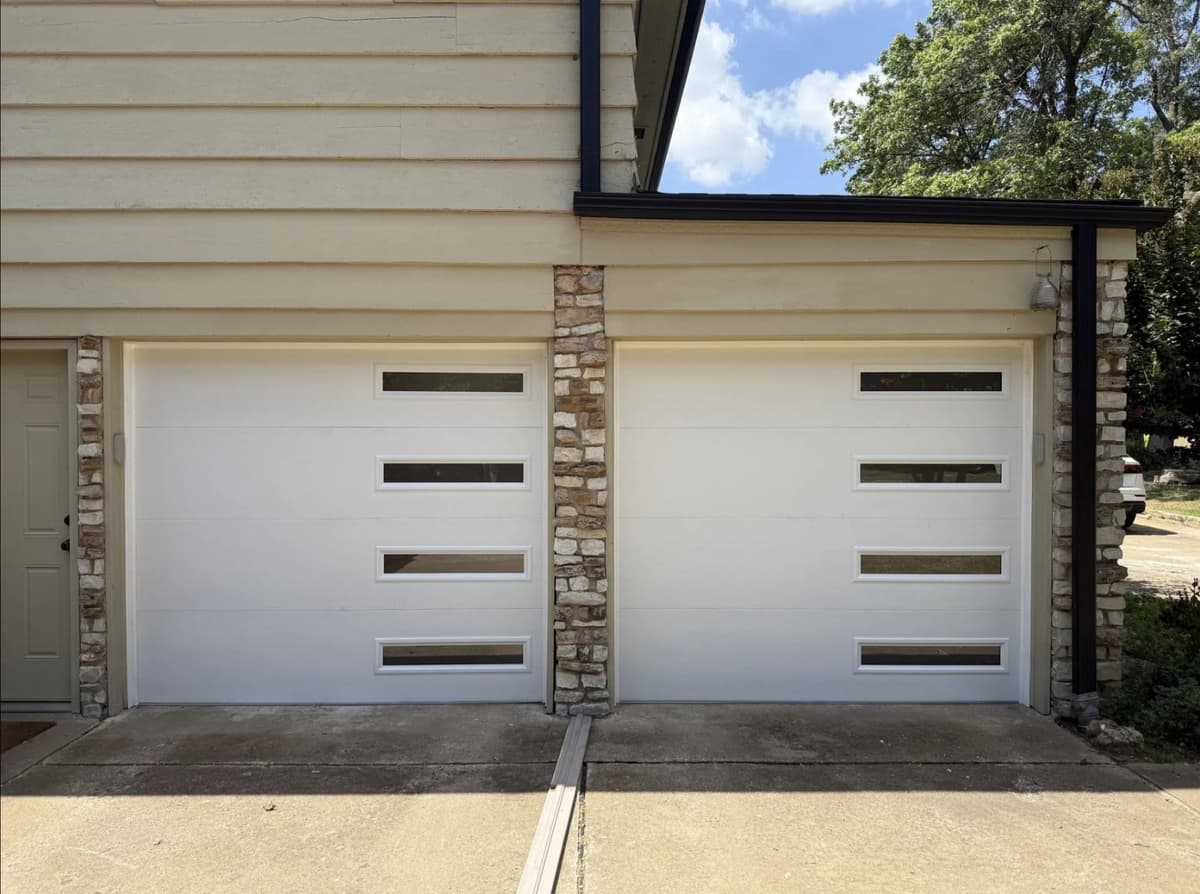 Customer Garage Door Install